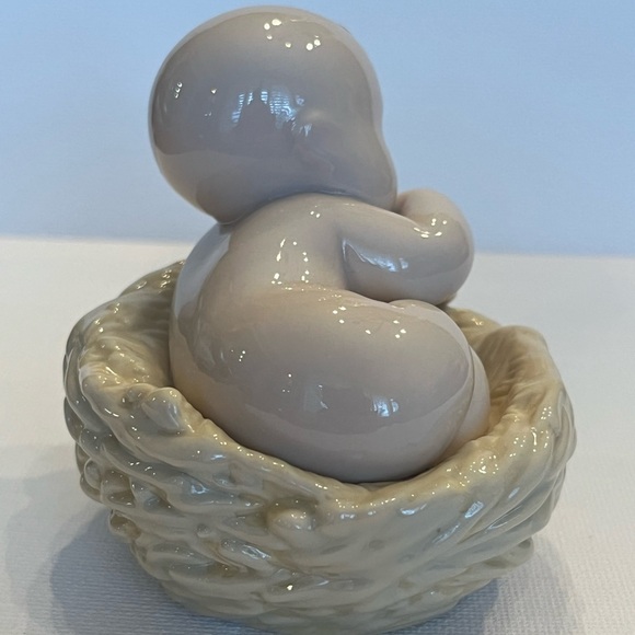 Lladro Nao “Where Do Babies Come From”? Nest - Picture 5 of 7